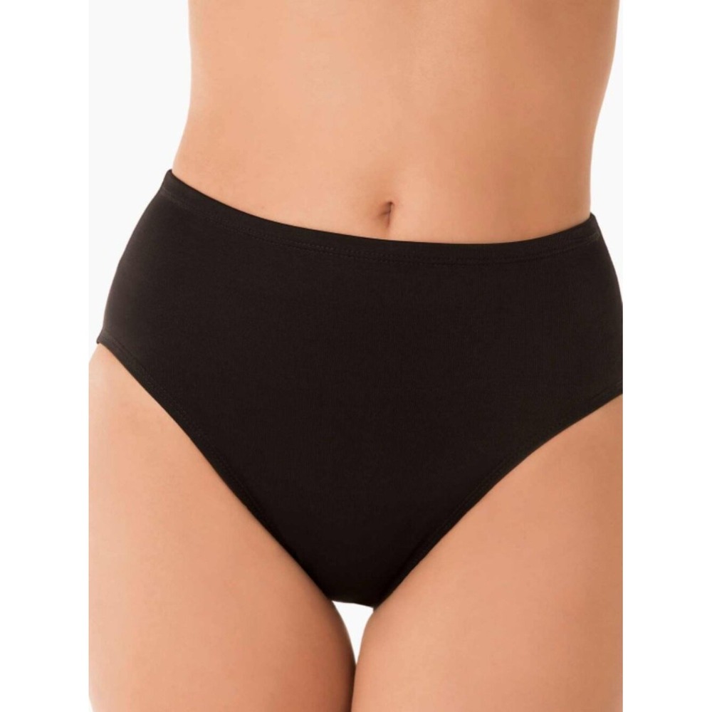 Miraclesuit Basic Pant Swim Bottom Black High Waist Control Size 16